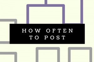 How often to post on social media